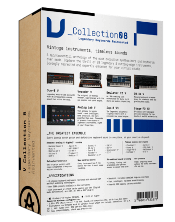 Arturia V Collection and FX 8