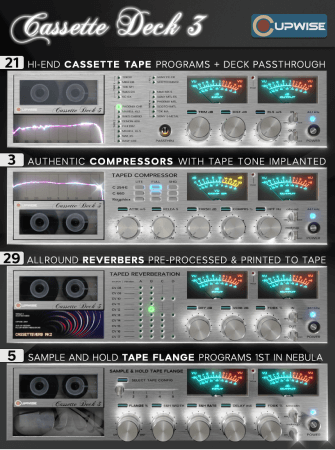 Cupwise Cassette Deck 3 Multi Effects Pack