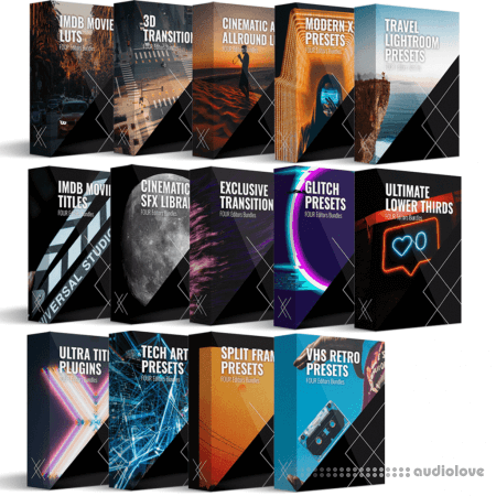 FOUR Editors Platinum Bundle: Complete All in 1 - 3000+