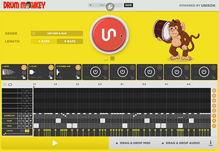 Unison Drum Monkey Factory Library