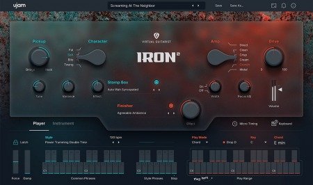 uJAM Virtual Guitarist IRON 2