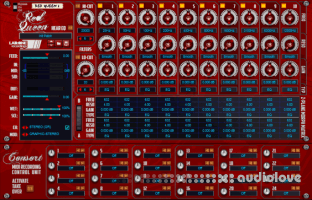 Reason RE Lab One Recordings Red Queen 10 Band 3 Mode Equalizer