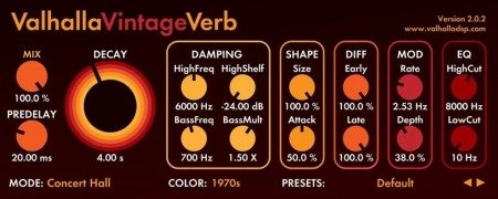 Valhalla DSP Valhalla VintageVerb