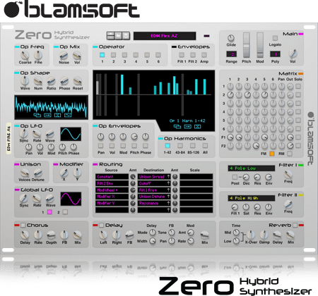 Reason RE Blamsoft Zero Hybrid Synthesizer