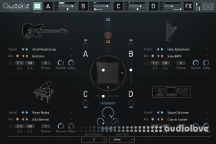 UVI Quadra Muted and Harmonics