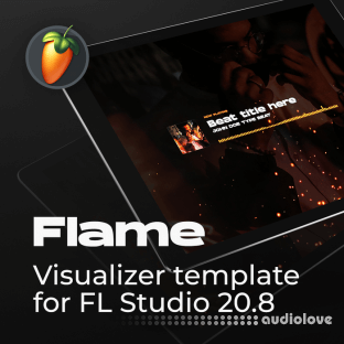 Anotherxlife Flame Type beat audio-visualizer template for FL Studio 20.8