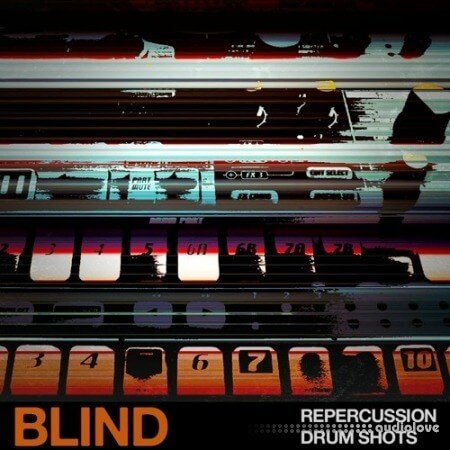 Blind Audio Repercussion Drum Shots