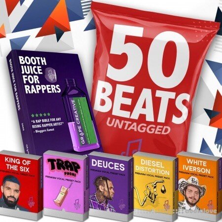 Grape Creative Complete Rapper bundle - 50 Beats + 5 Vocal Presets + Handbook