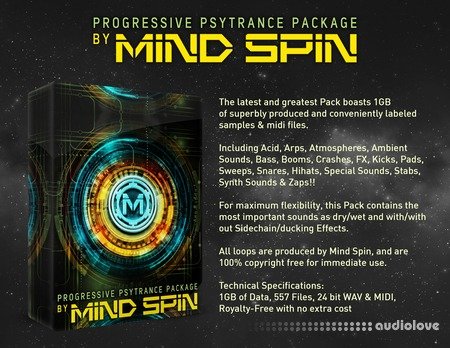 Yummy Tunes Progressive Psytrance Package by Mind Spin