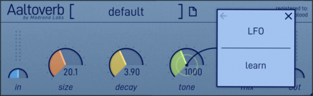 Madrona Labs Aaltoverb 2