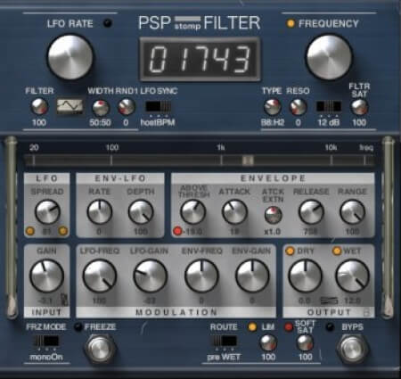 PSPaudioware PSP stompFilter