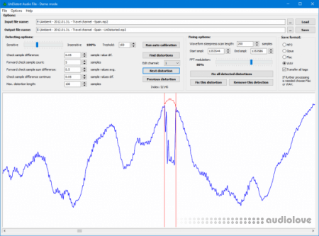 3delite UnDistort Audio File