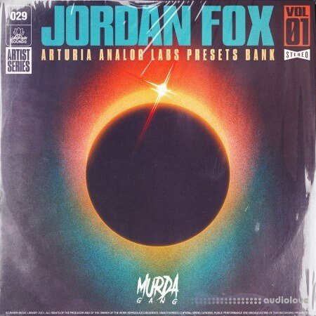 UNKWN Sounds Jordan Fox Vol.1 (Analog Lab Presets Bank)