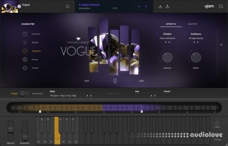 uJAM Virtual Pianist VOGUE