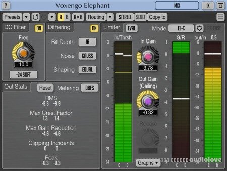 Voxengo Elephant Mastering Limiter