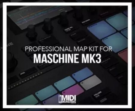 MIDI Monsters Maschine MK3 Mapping (incl CABD Layout) for Traktor