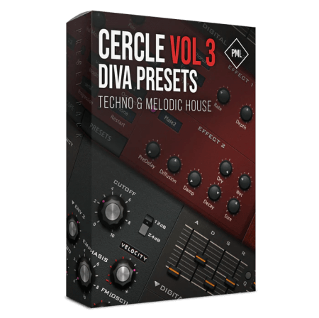 Production Music Live Cercle Sounds Vol.3 Diva Preset Pack for Techno and Melodic House