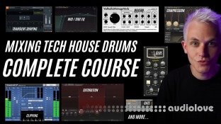 SkillShare Mixing Tech House Drums (complete course)