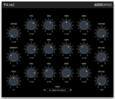 Audio Damage AD041 914 Mk 2 Fixed Filter Bank