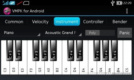 Virtual MIDI Piano Keyboard