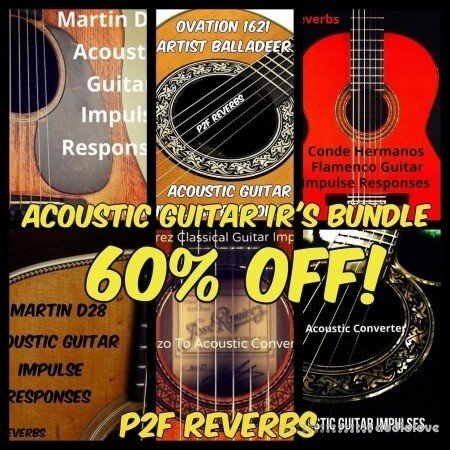 PastToFutureReverbs Acoustic Guitar IR's BUNDLE