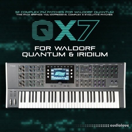 CO5MA Waldorf Quantum & Iridium Sound Bank QX7