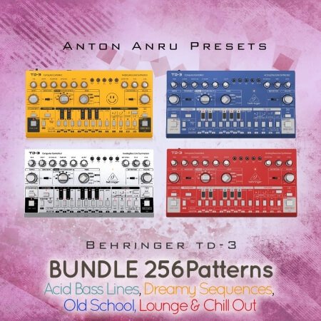 Behringer TD-3 and TD-3-MO Bundle by Anton Anru