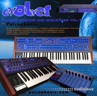 Pulsophonic DSI Evolver Classic sounds and Sequences Vol.1