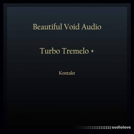 Beautiful Void Audio Turbo Tremelo