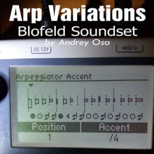 Waldorf Blofeld Soundset Arp Variations