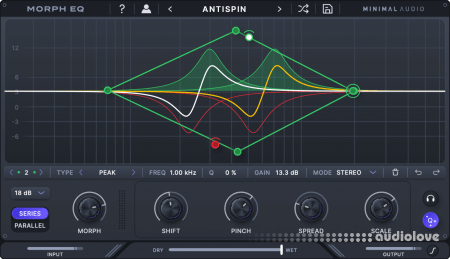 Minimal Audio Morph EQ