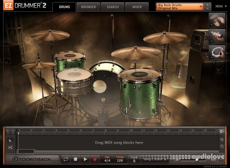 Toontrack Big Rock Drums EZX