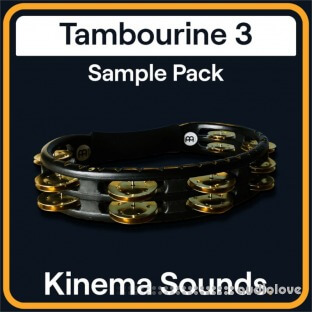 Kinema Sounds Tambourine 3 Modern Tambourine