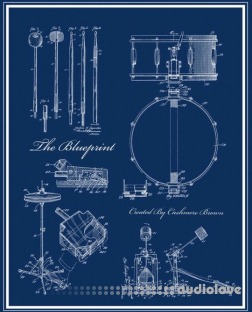 Cashmere Brown Blueprint Drum Kit Vol.1