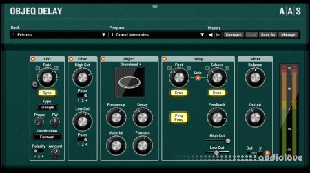 Applied Acoustics Systems Objeq Delay