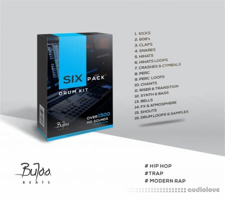 BuJaa BEATS SIX Pack Drum Kit