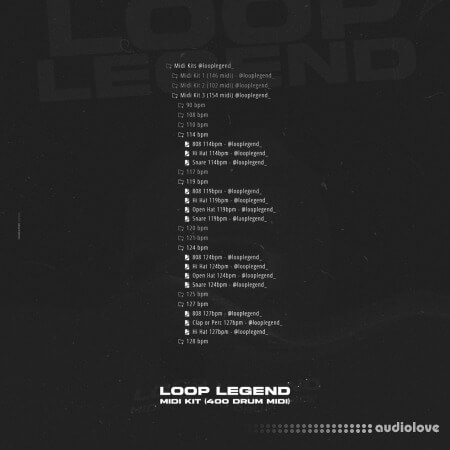 Loop Legend 2024 Drum Midi Kit