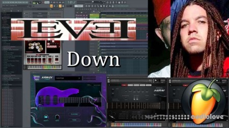 RE Music LeVel Down FLP / MIDI Files (Shreddage 3)