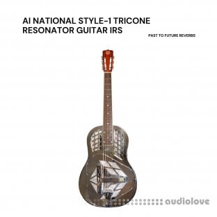 PastToFutureReverbs AI National Style-1 Tricone Resonator Guitar IRS