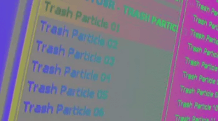 OCTO8R Trash Particles