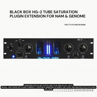 PastToFutureReverbs Black Box HG-2 Tube Saturator Plugin Extension For NAM and GENOME!