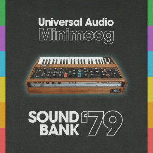 Polydata Universal Audio Minimoog Sound Bank '79 UA Minimoog Patches