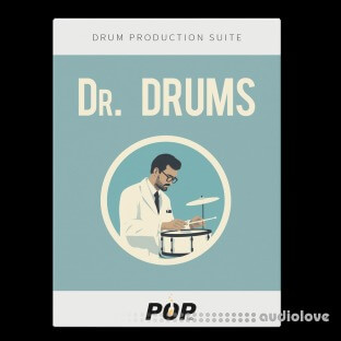 PopLab Audio Dr. Drums Explosive 2000s Pop Drums Drum production suite