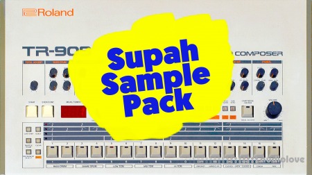 Supah Dupah Roland TR-909 round-robin Sample-Pack (lo-fi)