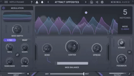 Minimal Audio Ripple Phaser