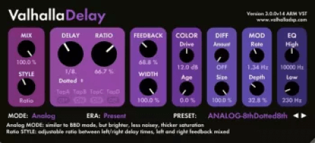 Valhalla DSP Valhalla Delay