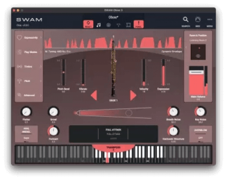 Audio Modeling SWAM Double Reeds 3