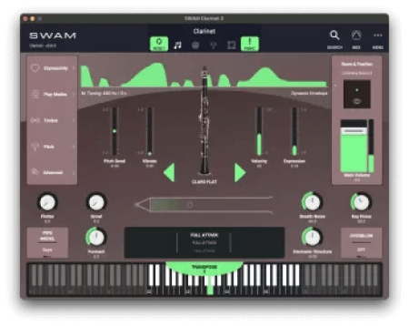 Audio Modeling SWAM Clarinets 3