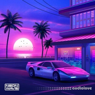 Neon Wave Electric Sunset - Synthetic Anthems