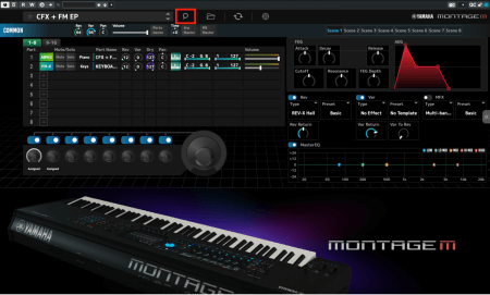 Yamaha Expanded Softsynth Plugin for MONTAGE M